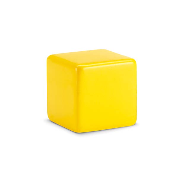 Anti-stress square  - yellow