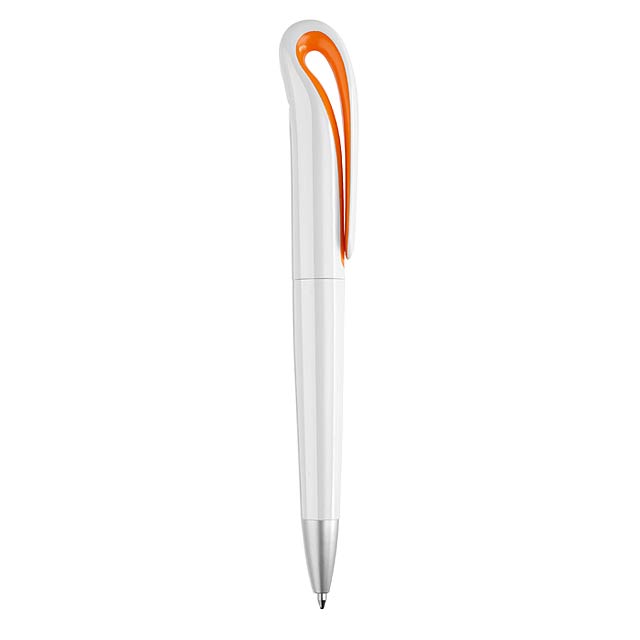 Kuličkové pero v pouzdře - oranžová