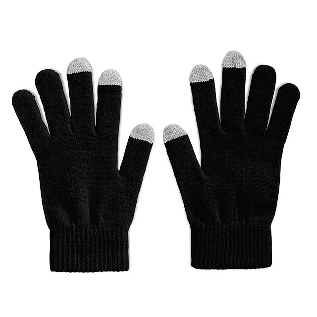 Tactile Handschuhe für Smartphones - schwarz
