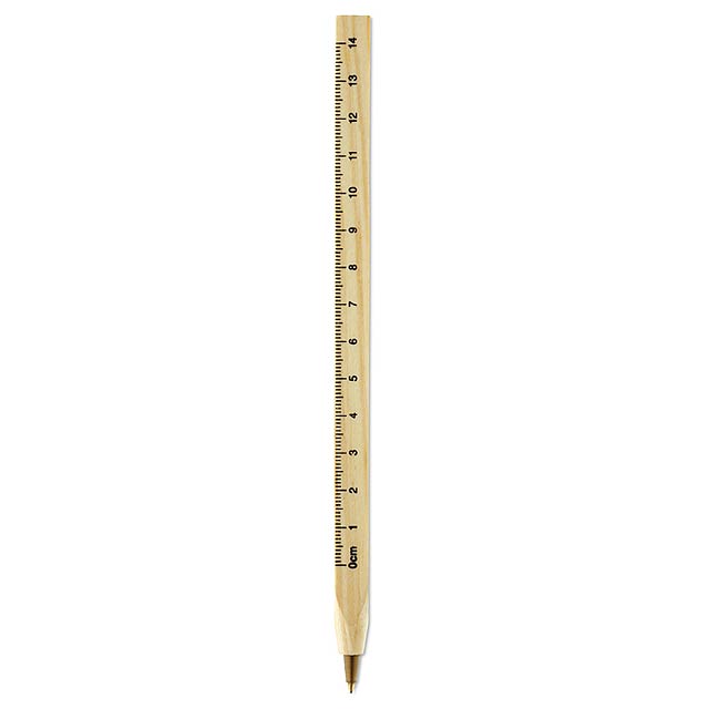 Wooden ruler pen MO8200-40 - wood