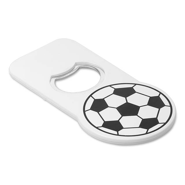 Football opener with magnet MO8275-06 - white