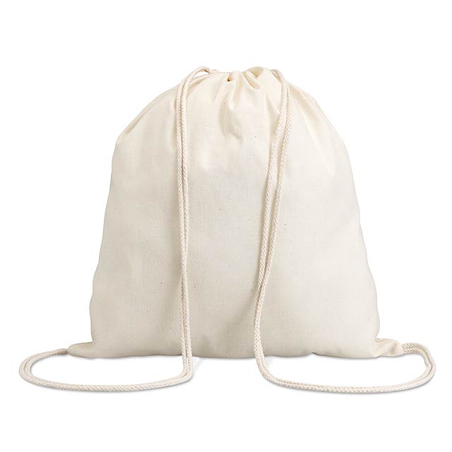 Cotton 100 gsm drawstring bag MO8337-13 - beige