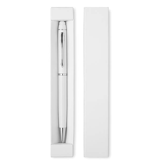 Stylus pen in paper box  - white
