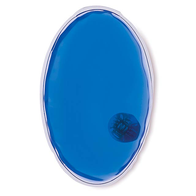 Hrejivý vankúšik oválny - transparentná modrá