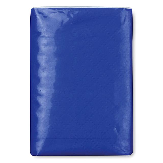 Mini tissues in packet  - royal blue