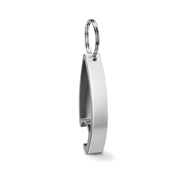 Keyring bottle opener  - silver