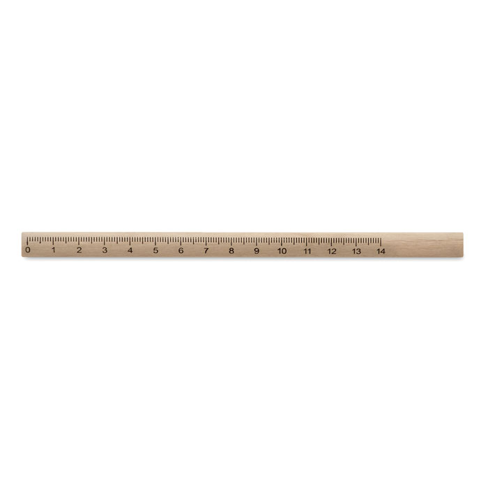 Tesačská tužka s pravítkem - MADEROS - drevo