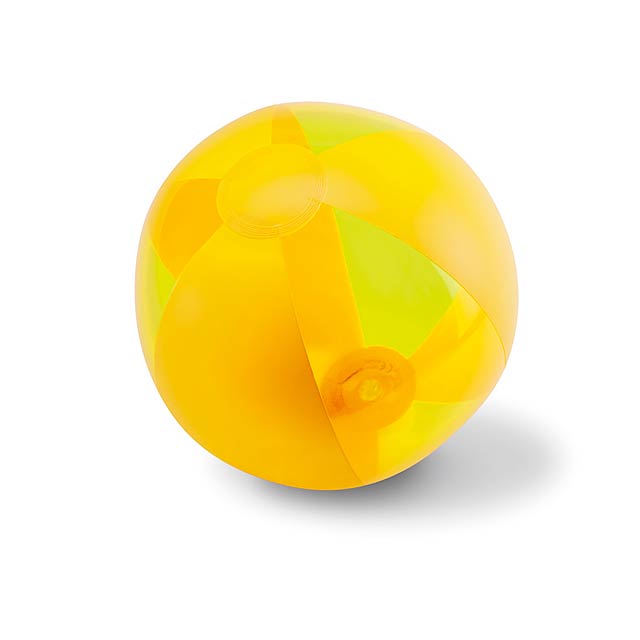 Inflatable beach ball  - yellow