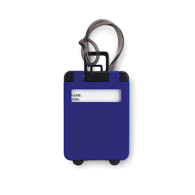Luggage tags plastic  - royal blue