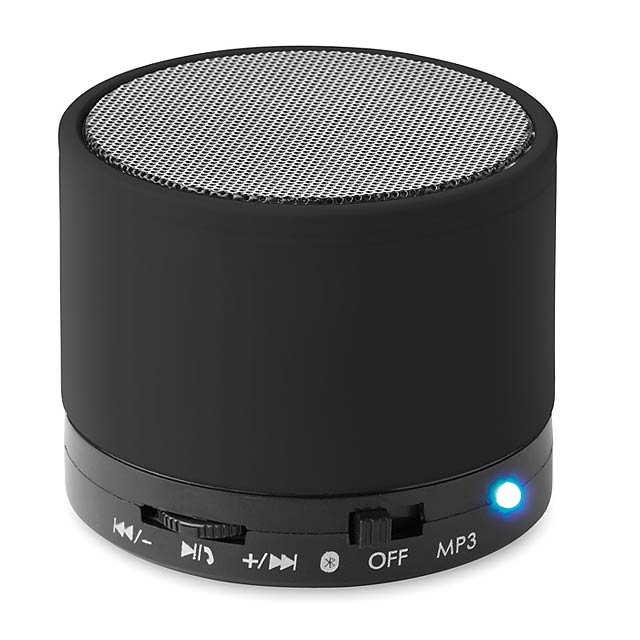 Round Bluetooth speaker  - black