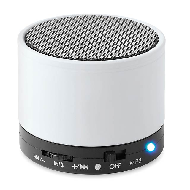 Runder Bluetooth-Lautsprecher MO8726-06 - Weiß 
