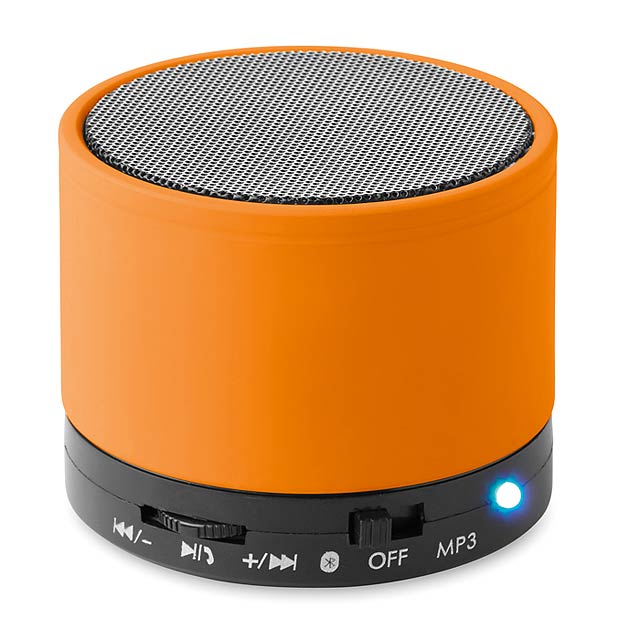 Round Bluetooth speaker  - orange