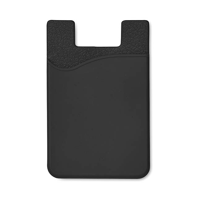 Silikonový držák na karty - SILICARD - černá