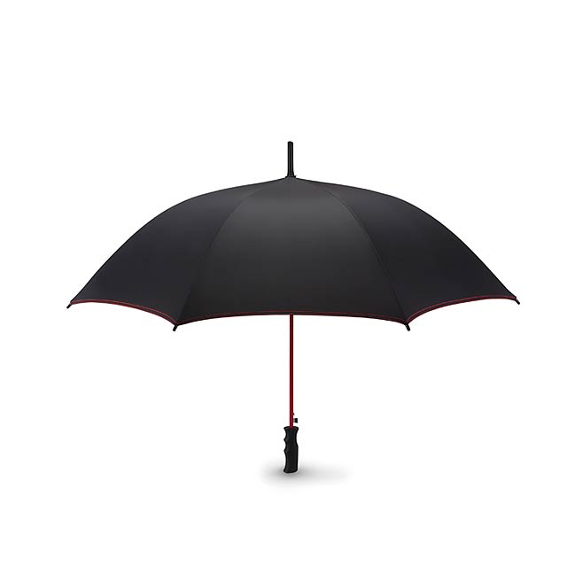 23"auto open storm umbrella  - red
