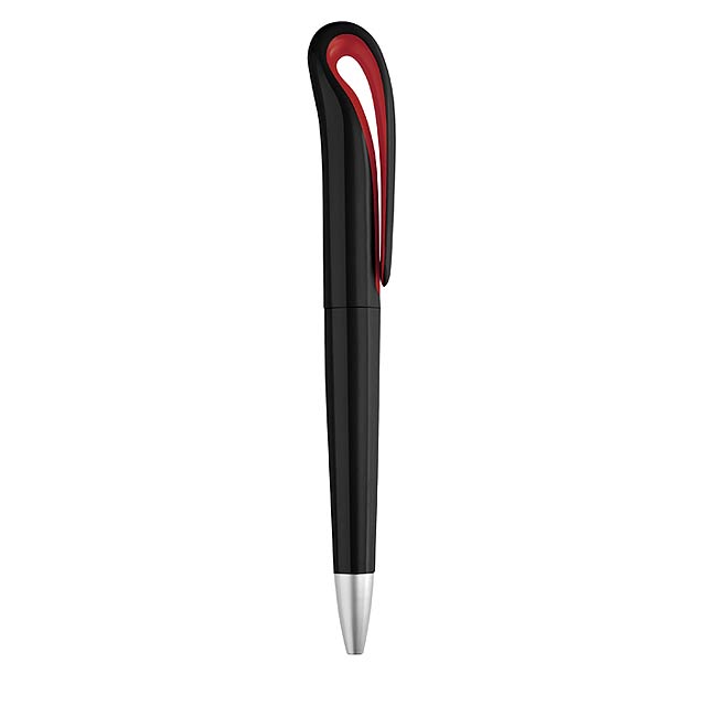 Schwarzer Schwan Stift - Rot