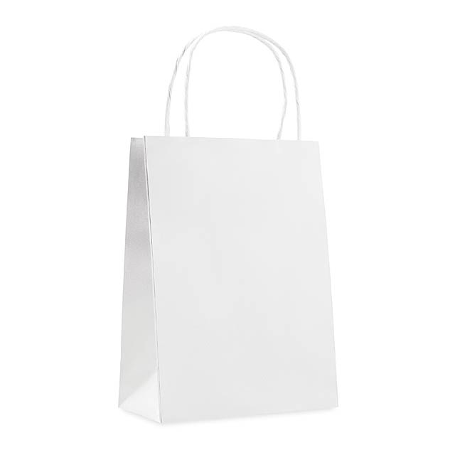 Malá dárková taška - PAPER SMALL - bílá