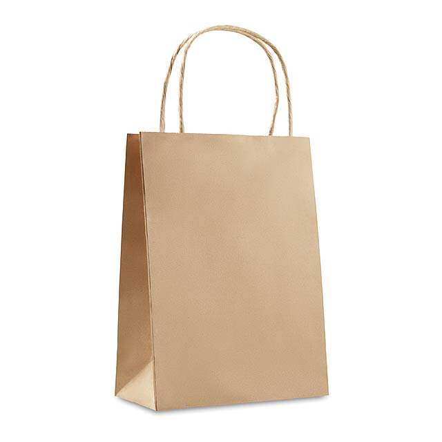 Malá darčeková taška - PAPER SMALL - béžová