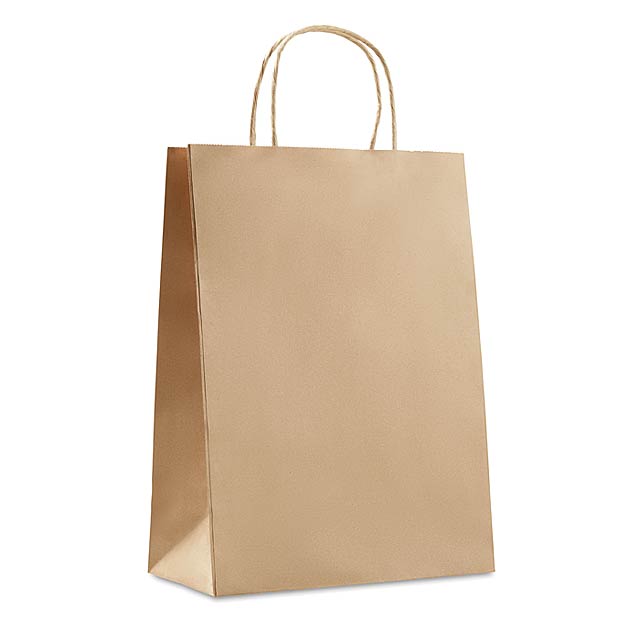 Gift paper bag large size  - beige
