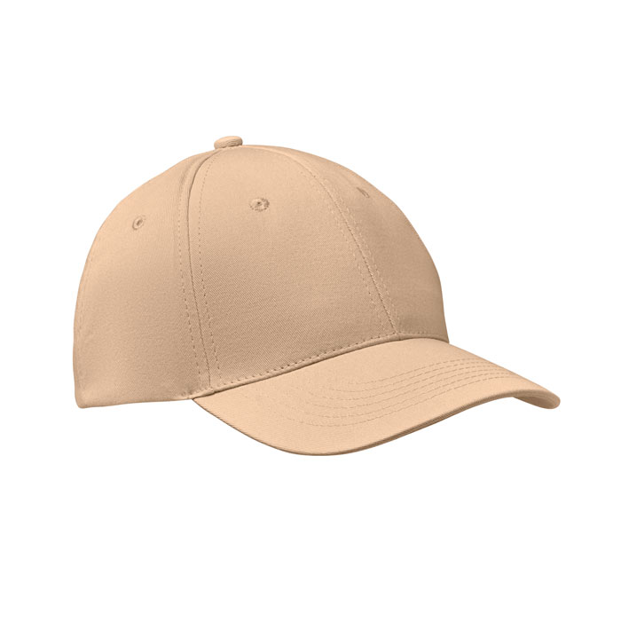 6 panels baseball cap - BASIE - ivory