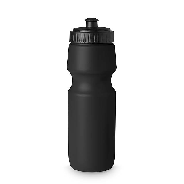 Sportovní lahev na pití z pevného plastu. 700 ml. - čierna