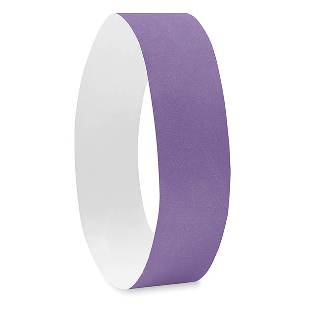 One sheet of 10 wristbands MO8942-21 - TYVEK# - violet