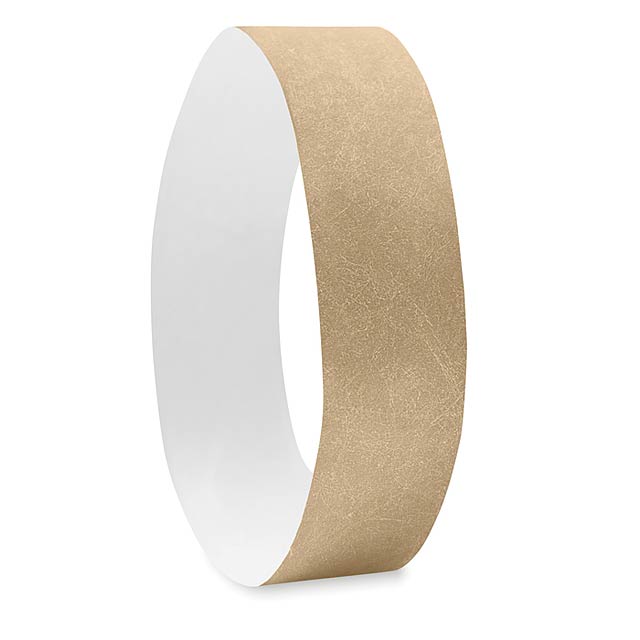 One sheet of 10 wristbands MO8942-98 - TYVEK# - gold