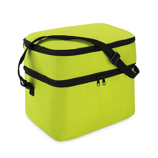 Cooler bag with 2 compartments MO8949-48 - CASEY - zitronengelb 