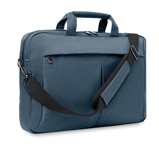 2 barevná taška na laptop - Stockholm - modrá