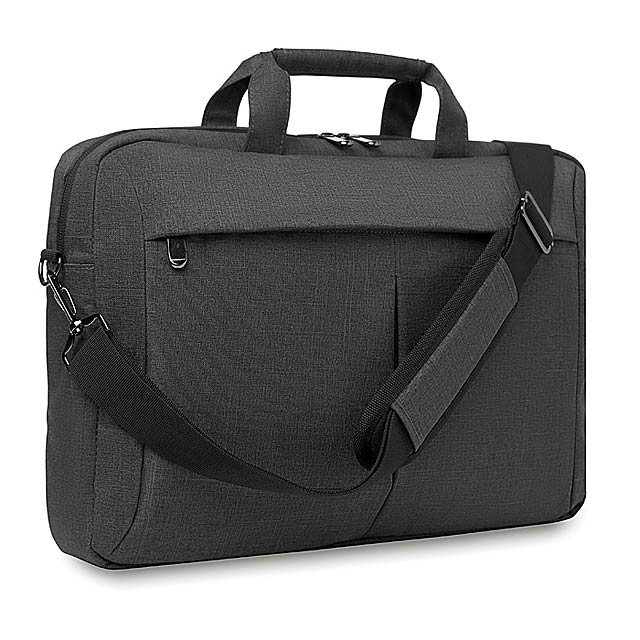 Laptop bag in 2 tone 360d - STOCKHOLM - grey