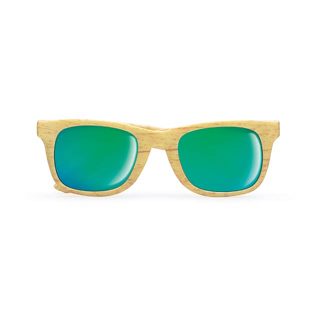 Wooden look sunglasses - WOODIE - Holz