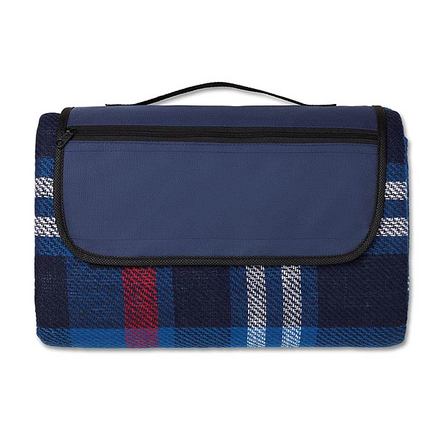 Acrylic picnic blanket - CENTRAL PARK - blue