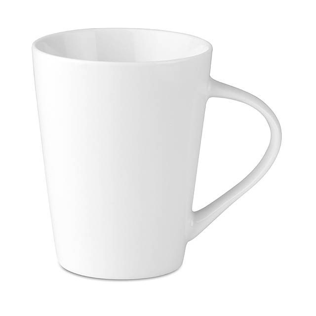 250 ml procelain conic mug - ROME - Weiß 