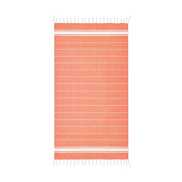 Plážový ručník - Malibu - oranžová