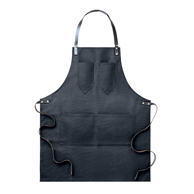 Apron in leather - MO9237-03 - black