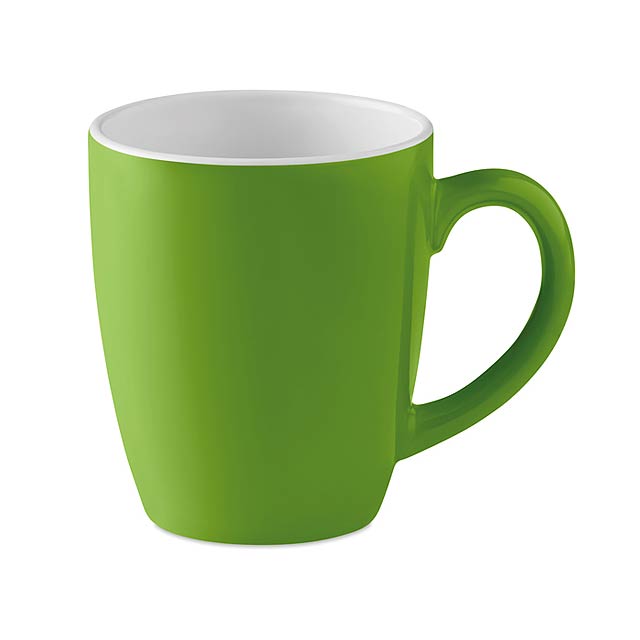Ceramic coloured mug 290 ml - MO9242-09 - green