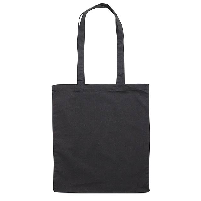 Barevná nákupní taška - Cottonel + - čierna