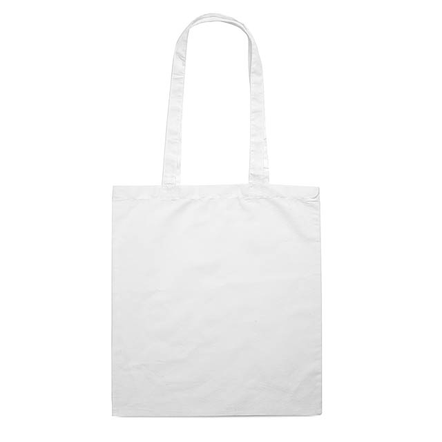 Barevná nákupní taška - Cottonel + - biela