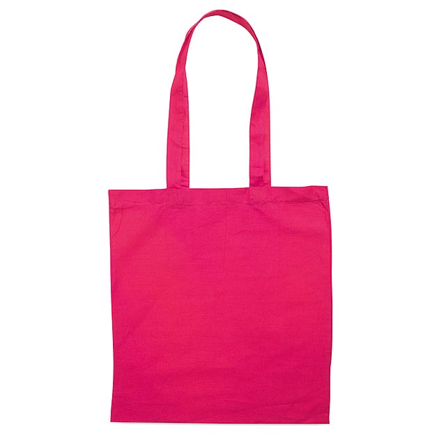Barevná nákupní taška - Cottonel + - fuchsiová (tm. ružová)