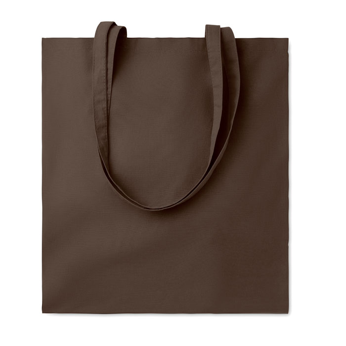 140 gr/m² cotton shopping bag - COTTONEL COLOUR + - beige/khaki