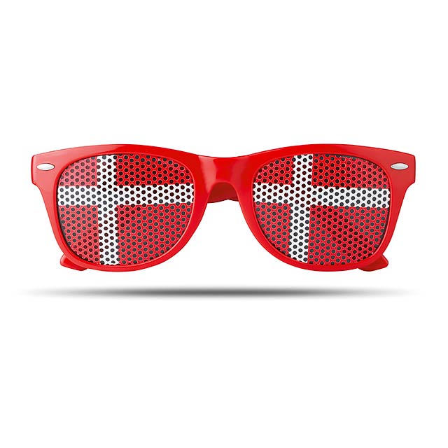Sonnenbrille mit Flaggenlinsen - MO9275-99 - multicolor