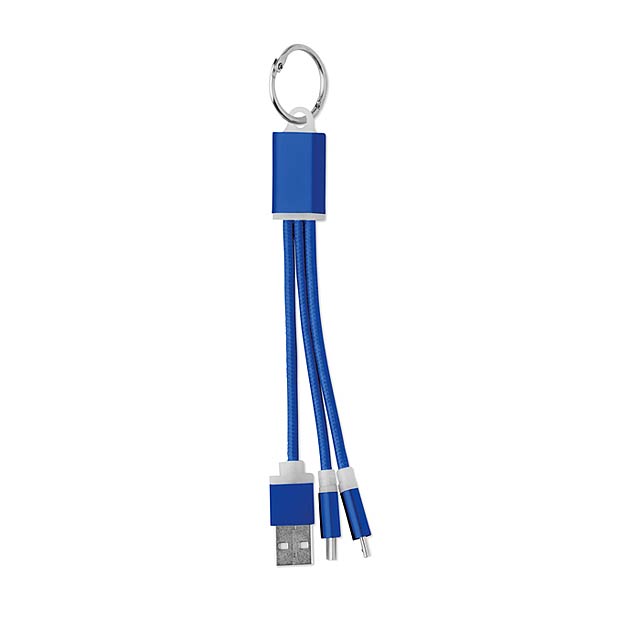 Klíčenka kabely - Rizo - královsky modrá