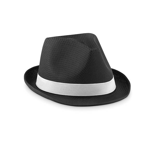 Barevný klobouk - Woogie - černá