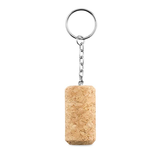 Wine cork key ring - MO9343-13 - beige