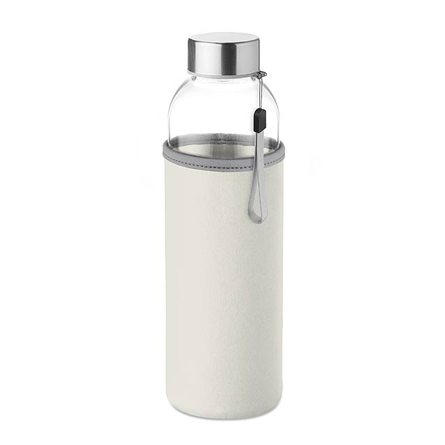 UTAH GLASS - Skleněná láhev 500 ml          - béžová