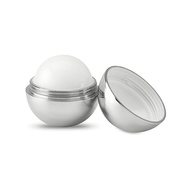 Round lip balm UV finish       MO9373-17 - shiny silver