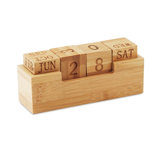 Bambusový kalendář - KARENDA - dřevo