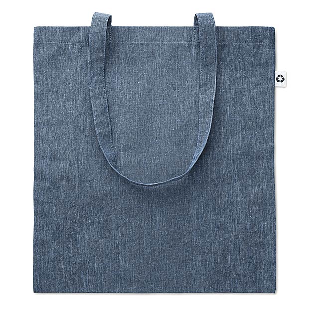 Dvoubarevná nákupní taška - COTTONEL DUO - královsky modrá