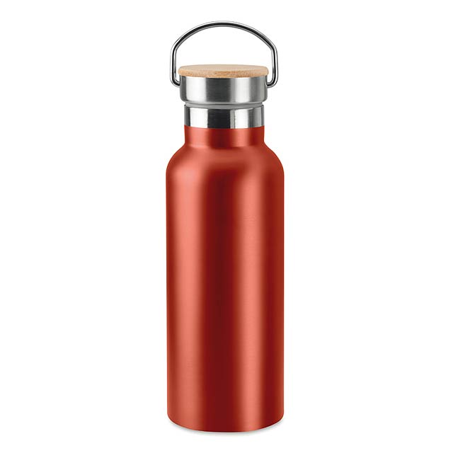 Doppelwandige Flasche 500 ml MO9431-05 - Rot