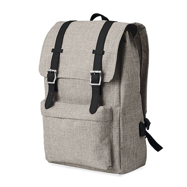 Backpack in 600D polyester     MO9439-07 - grey