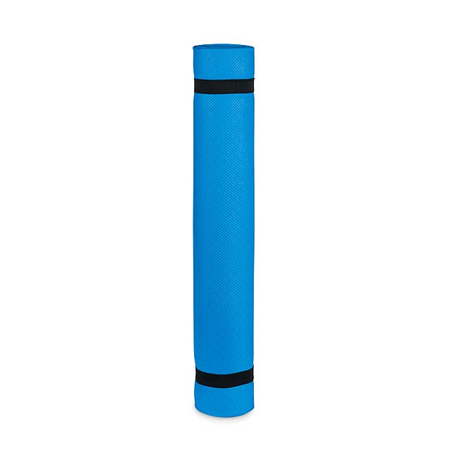 Yoga mat EVA 4,0 mm with pouch MO9463-04 - blue